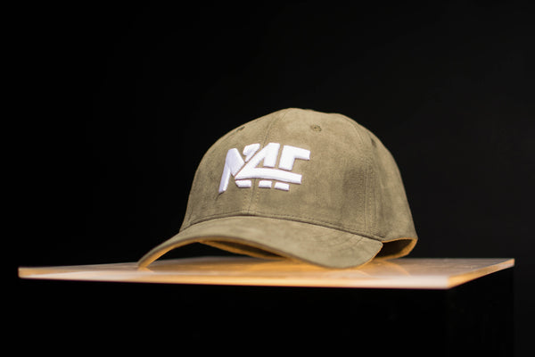 Suede Ball Cap - Olive