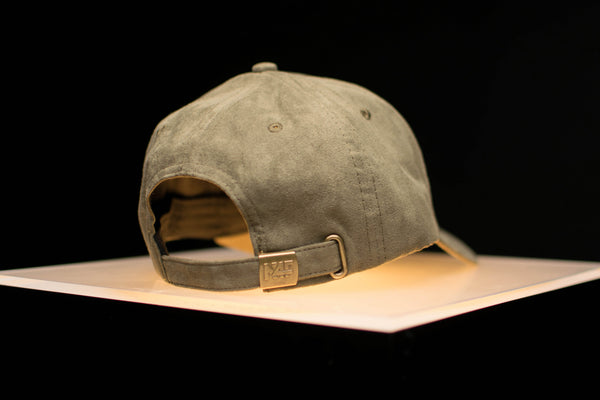Suede Ball Cap - Olive