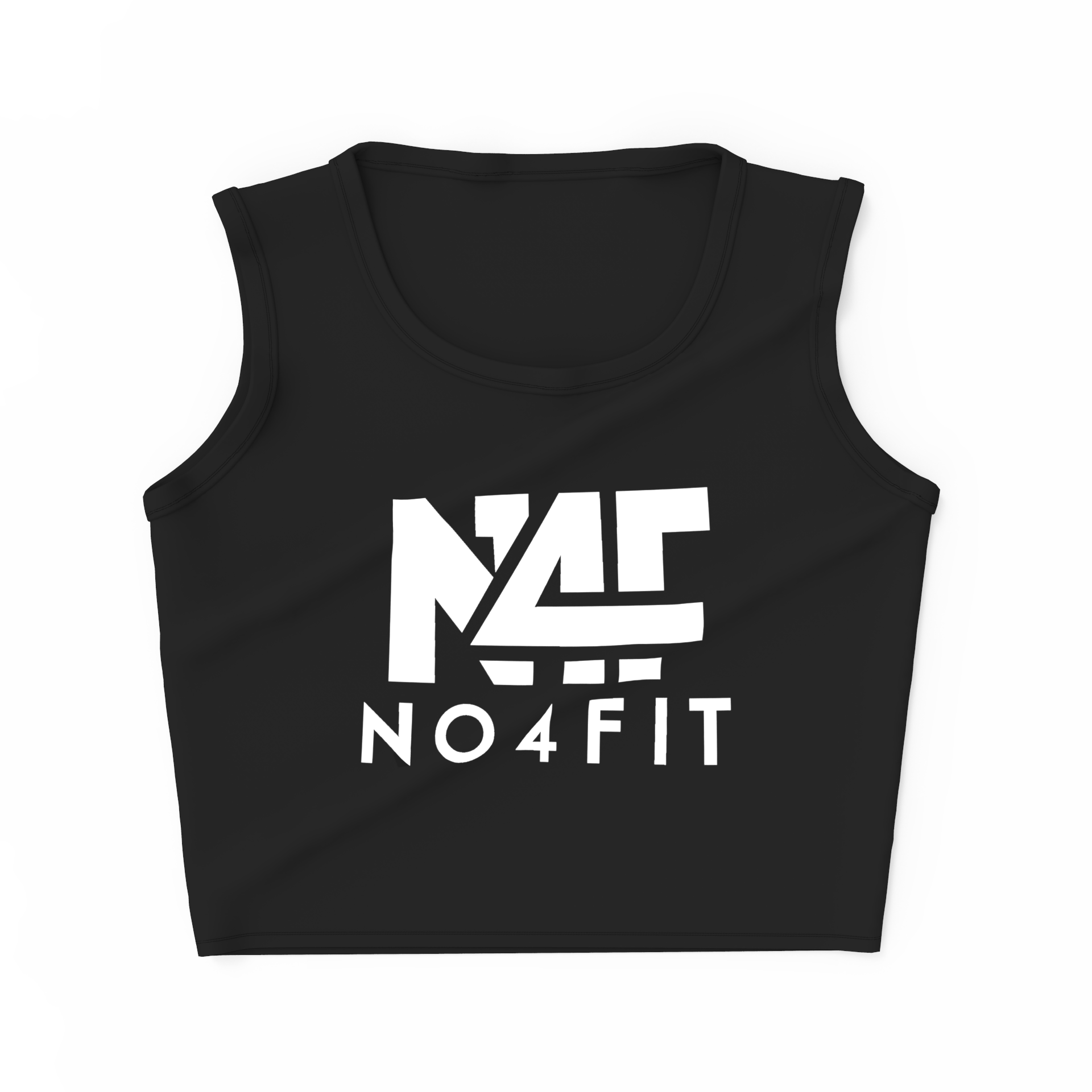 Core Crop Tank -  Black