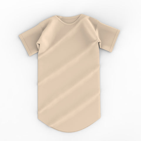 Essential Scoop Tee - Sand