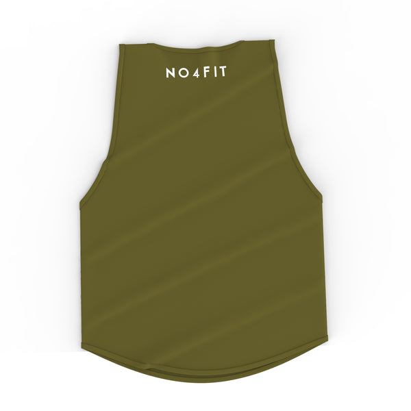 Lifestyle Cutoff Tank - Olive